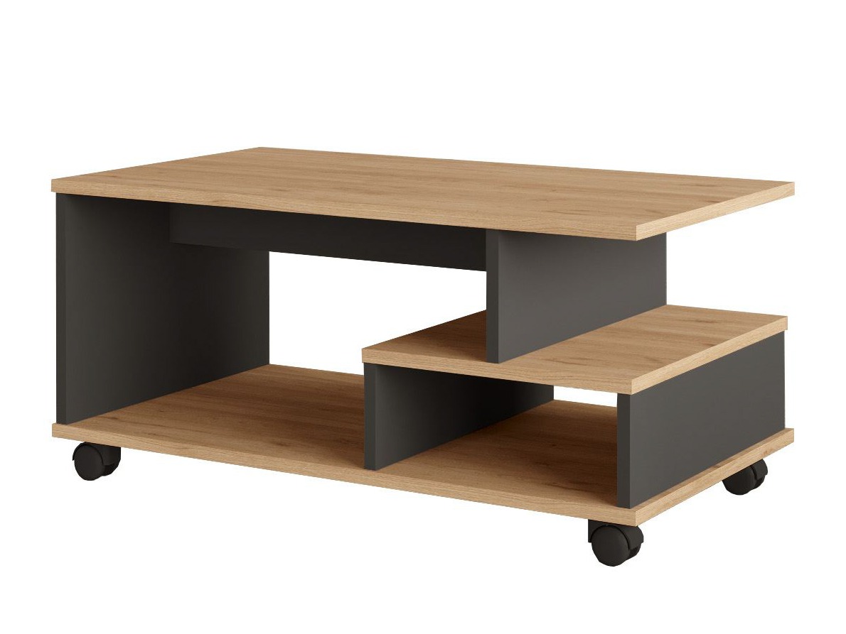Coffee table Kailua 2788 (Anthracite + Oak)
