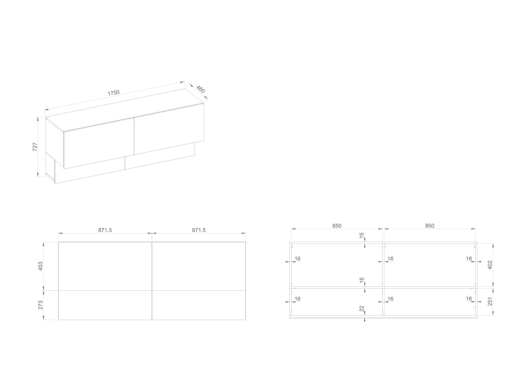 Wall cabinet SG4527