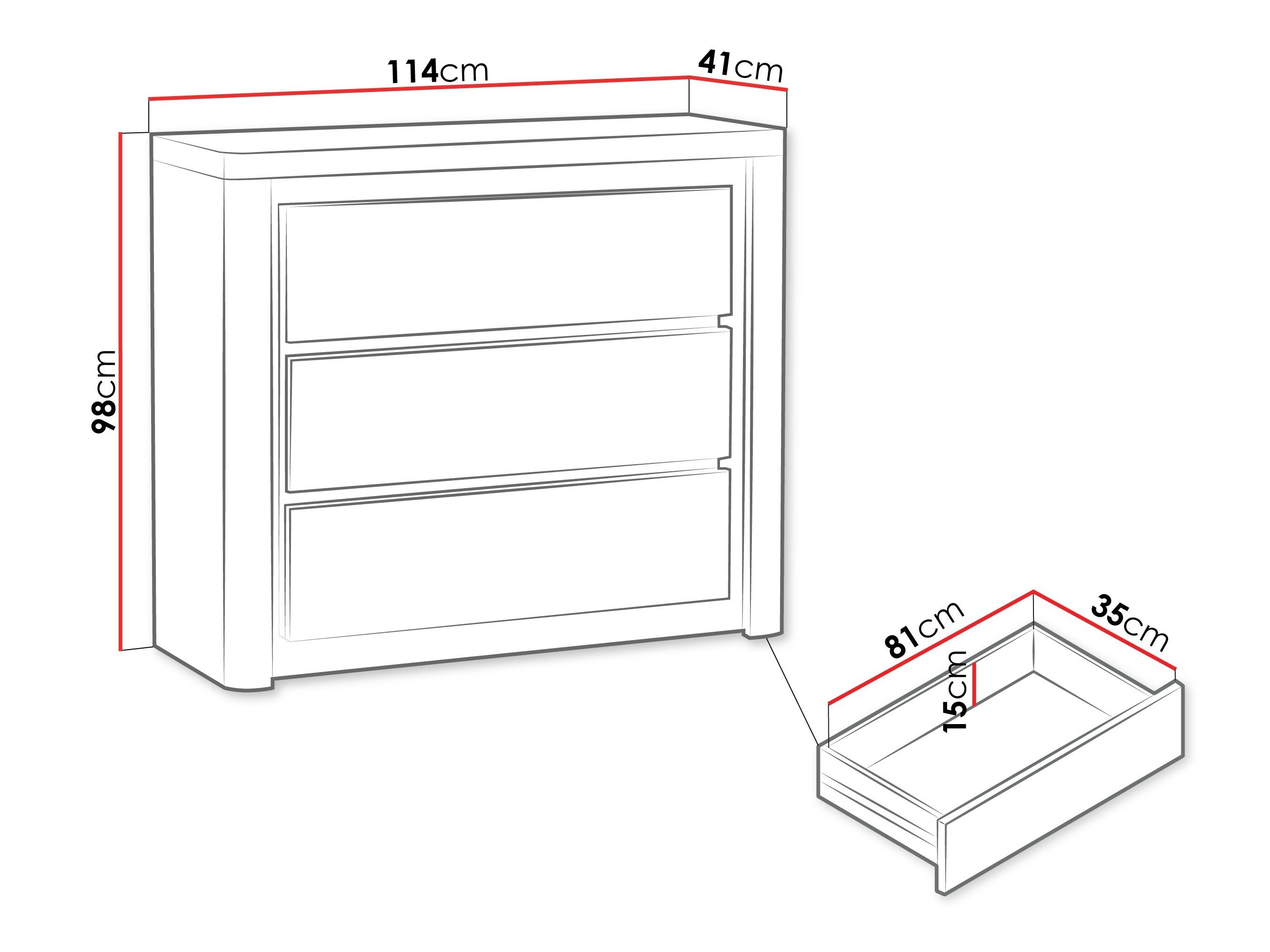 Chest of drawers Etrmona 105
