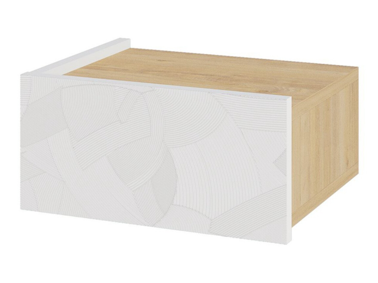 Bedside table Kailua 2798 (White + Oak)