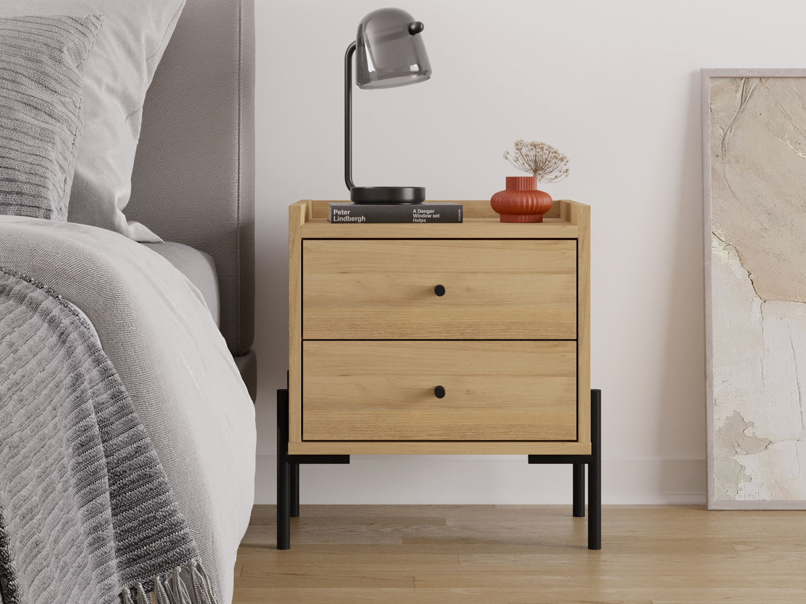 Bedside table Kailua 2799 (Oak)