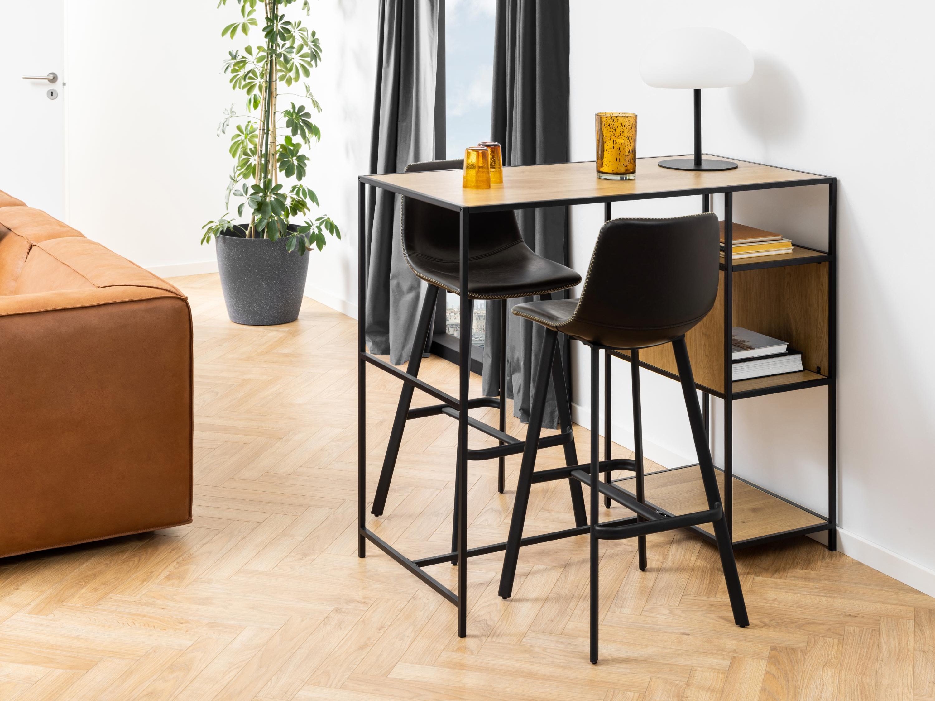 Bar stool Norsica 444 (Black)