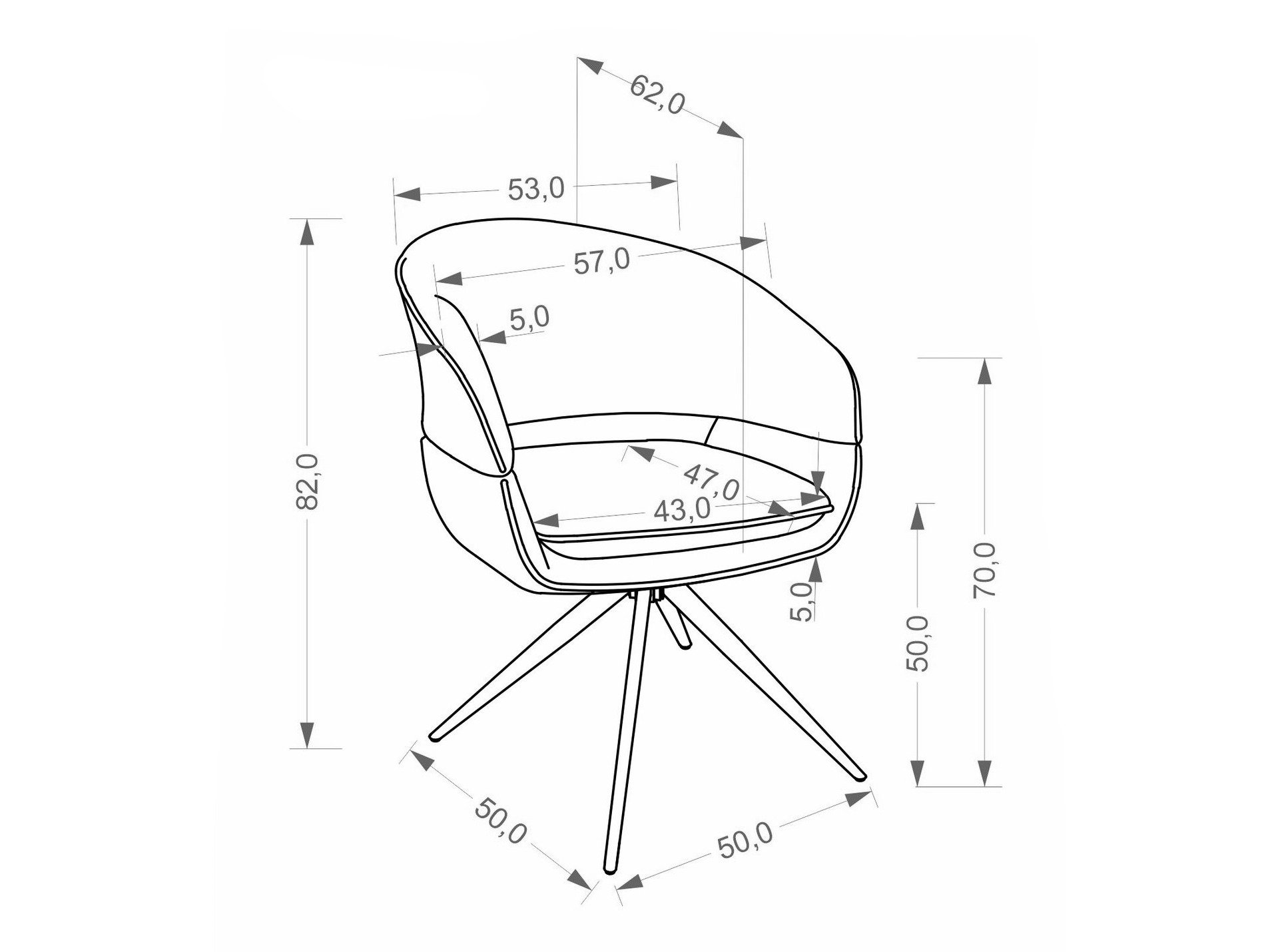 Καρέκλα Houston 2154 (Monte 26)