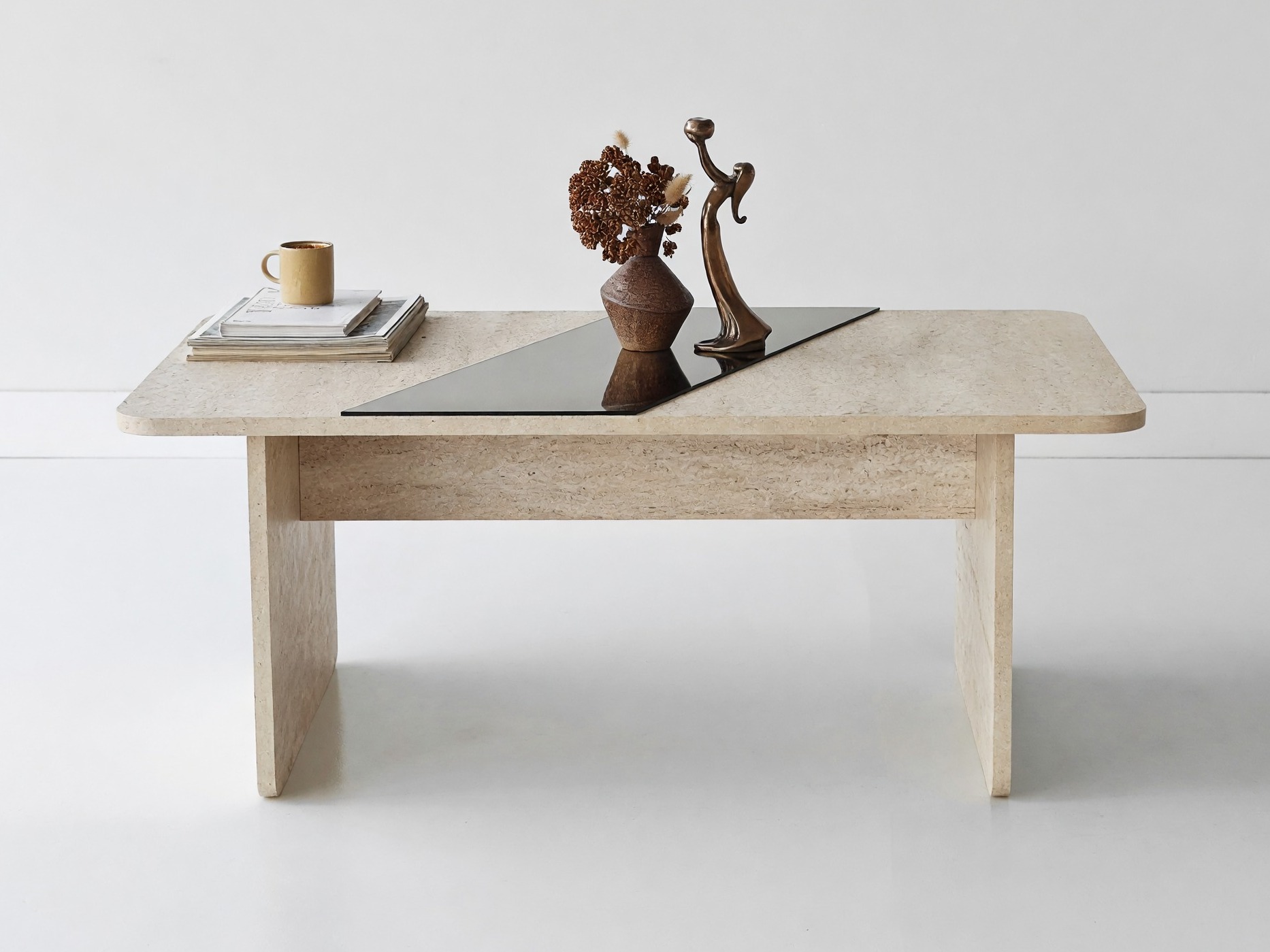 Coffee table Kailua 2816 (Light travertine)