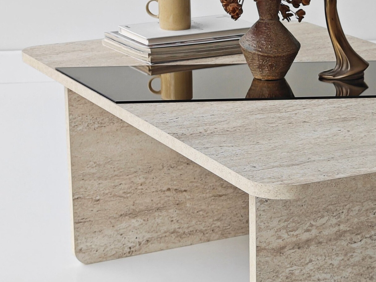 Coffee table Kailua 2816 (Light travertine)