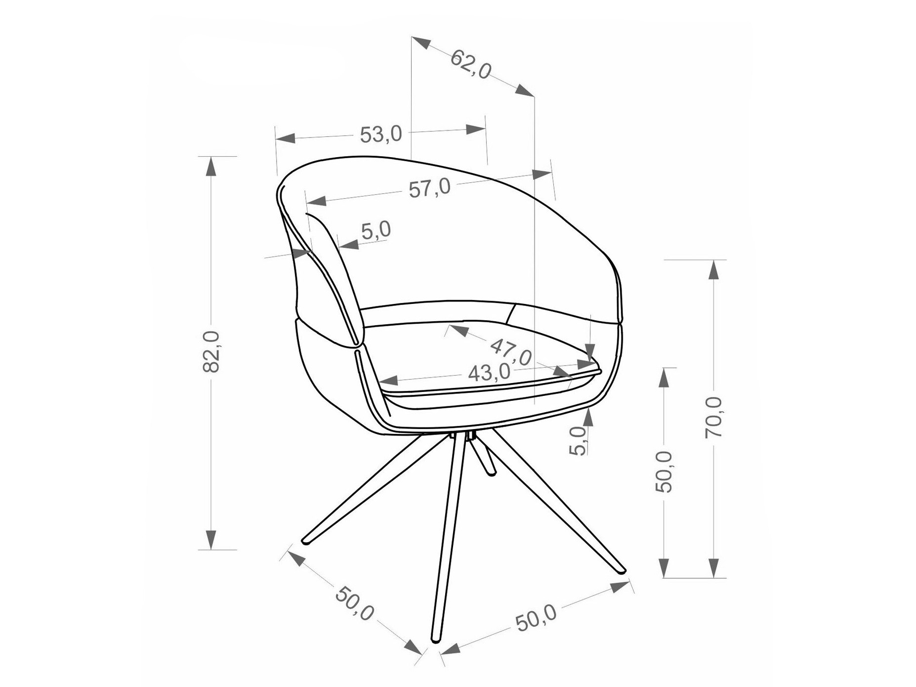 Καρέκλα Houston 2154 (Monte 11)