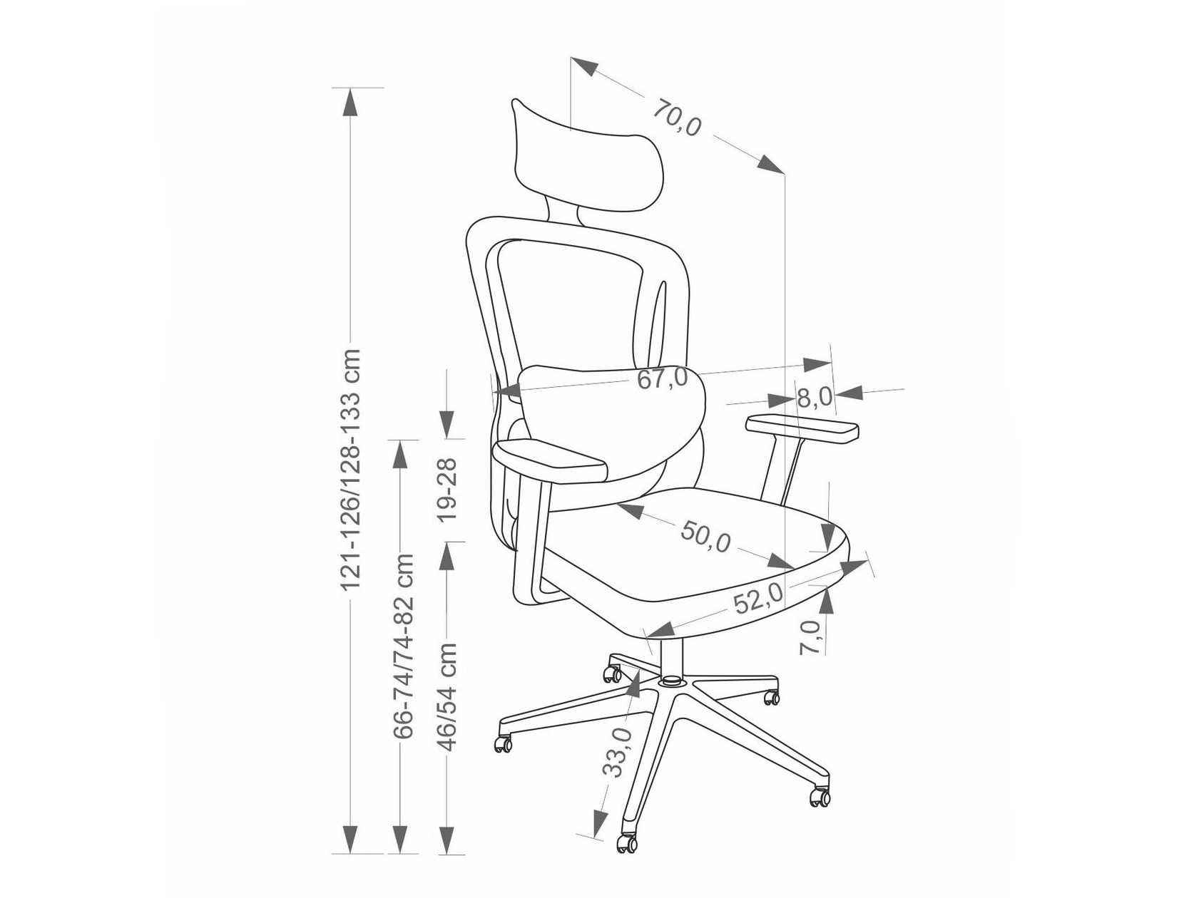 Office chair Houston 2158