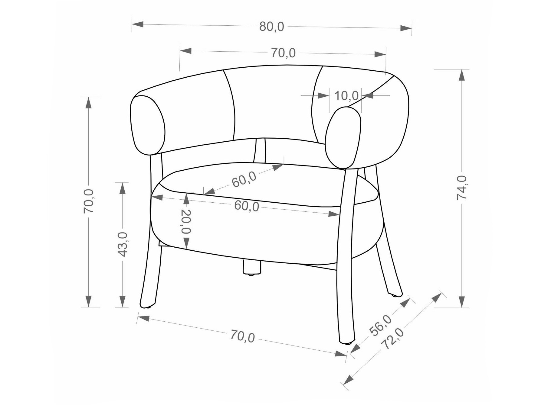 Armchair Houston 2162
