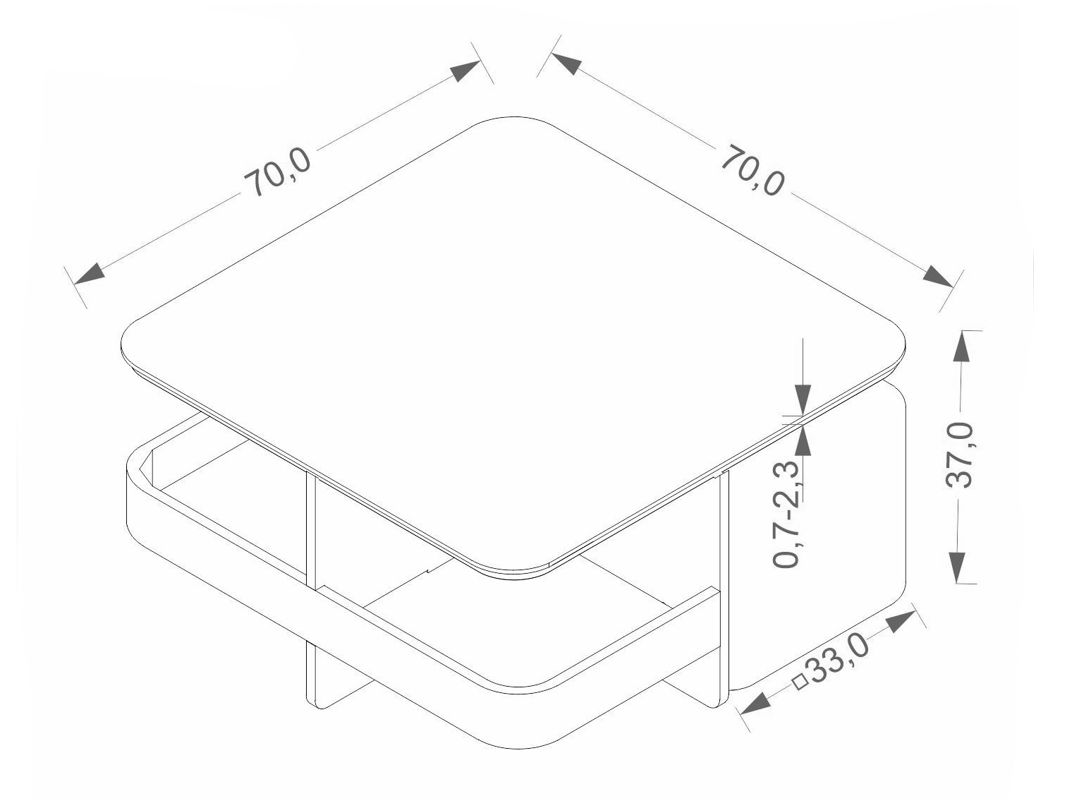 Coffee table Houston 2163