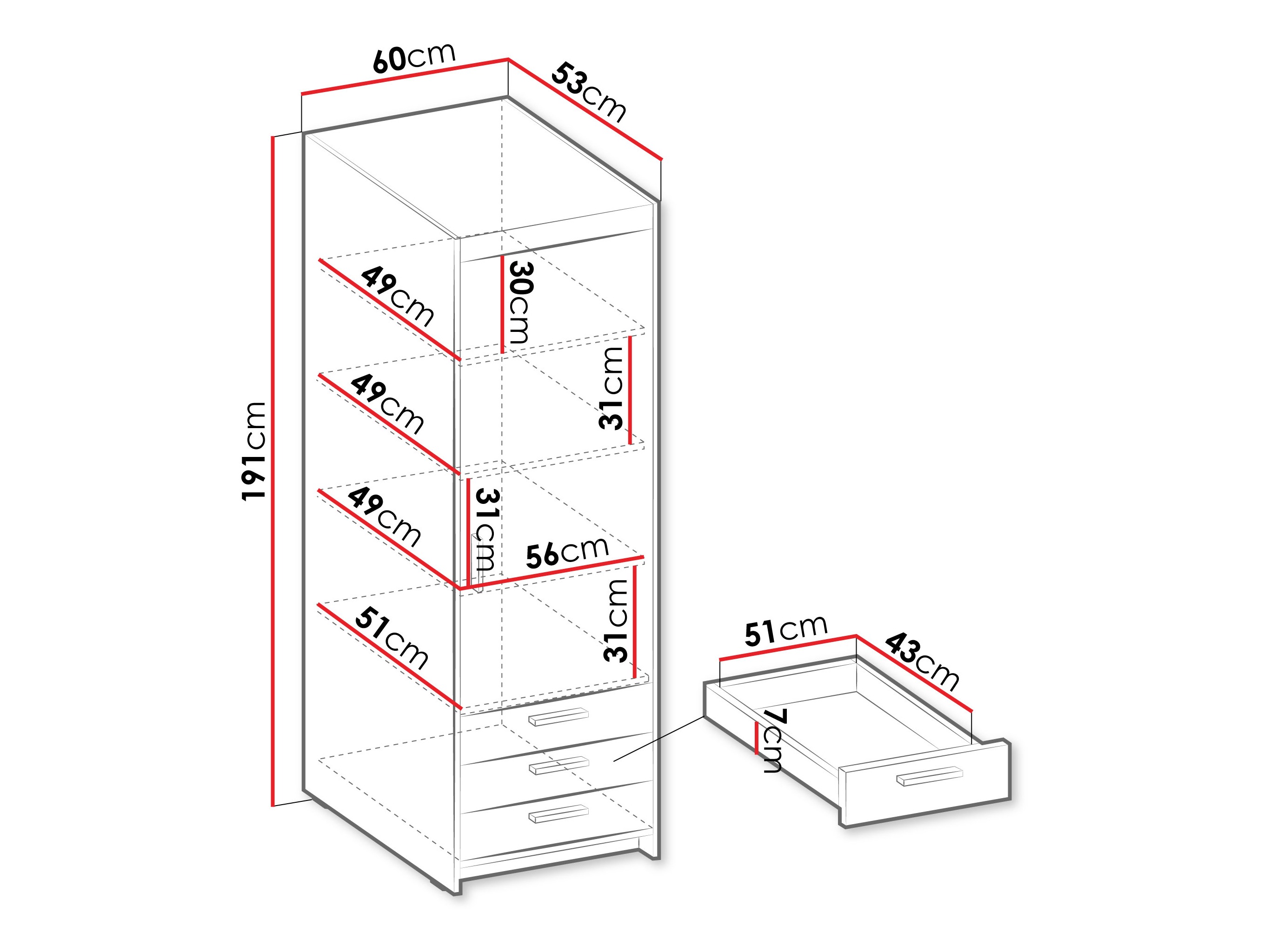 Bookcase SG4554
