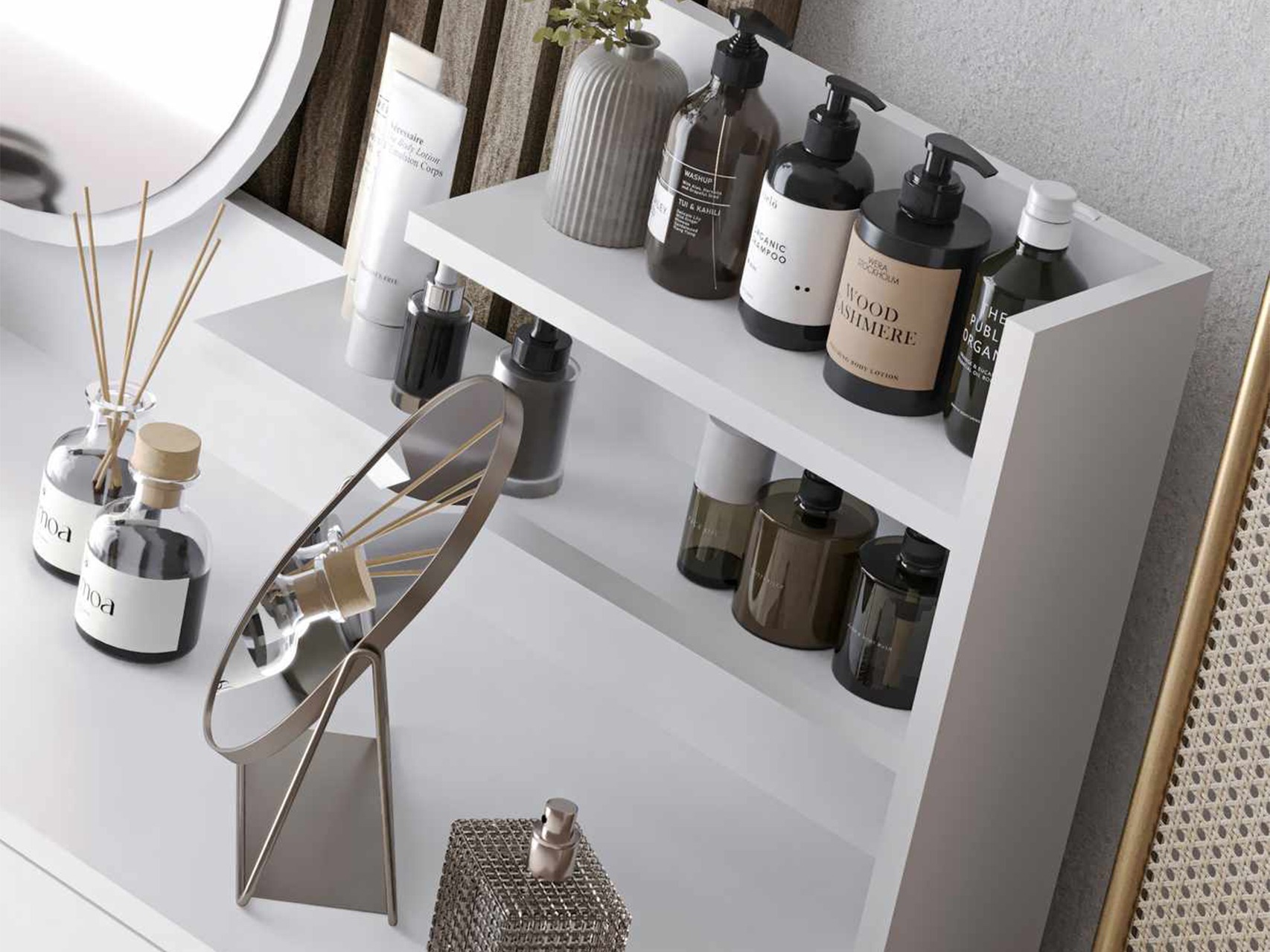 Dressing table Kailua 2827 (White)