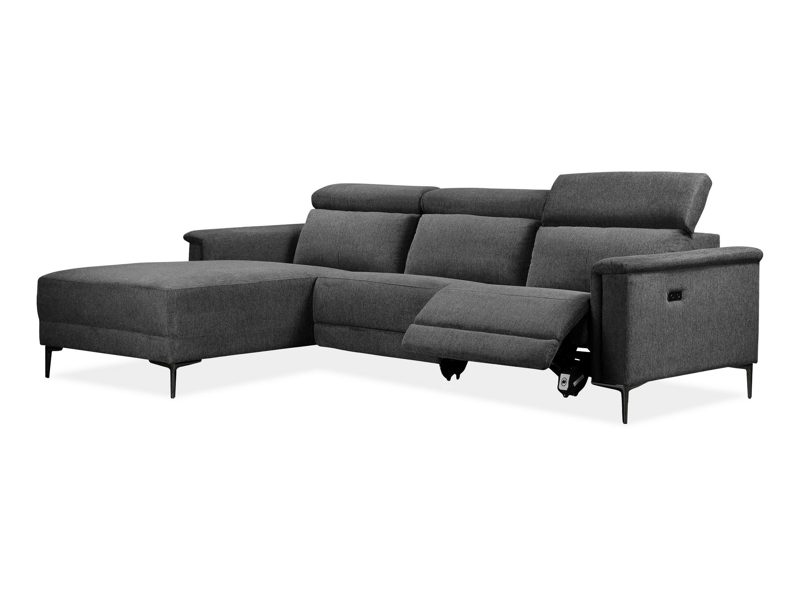 Corner sofa recliner Evamare 105 (Anthracite)