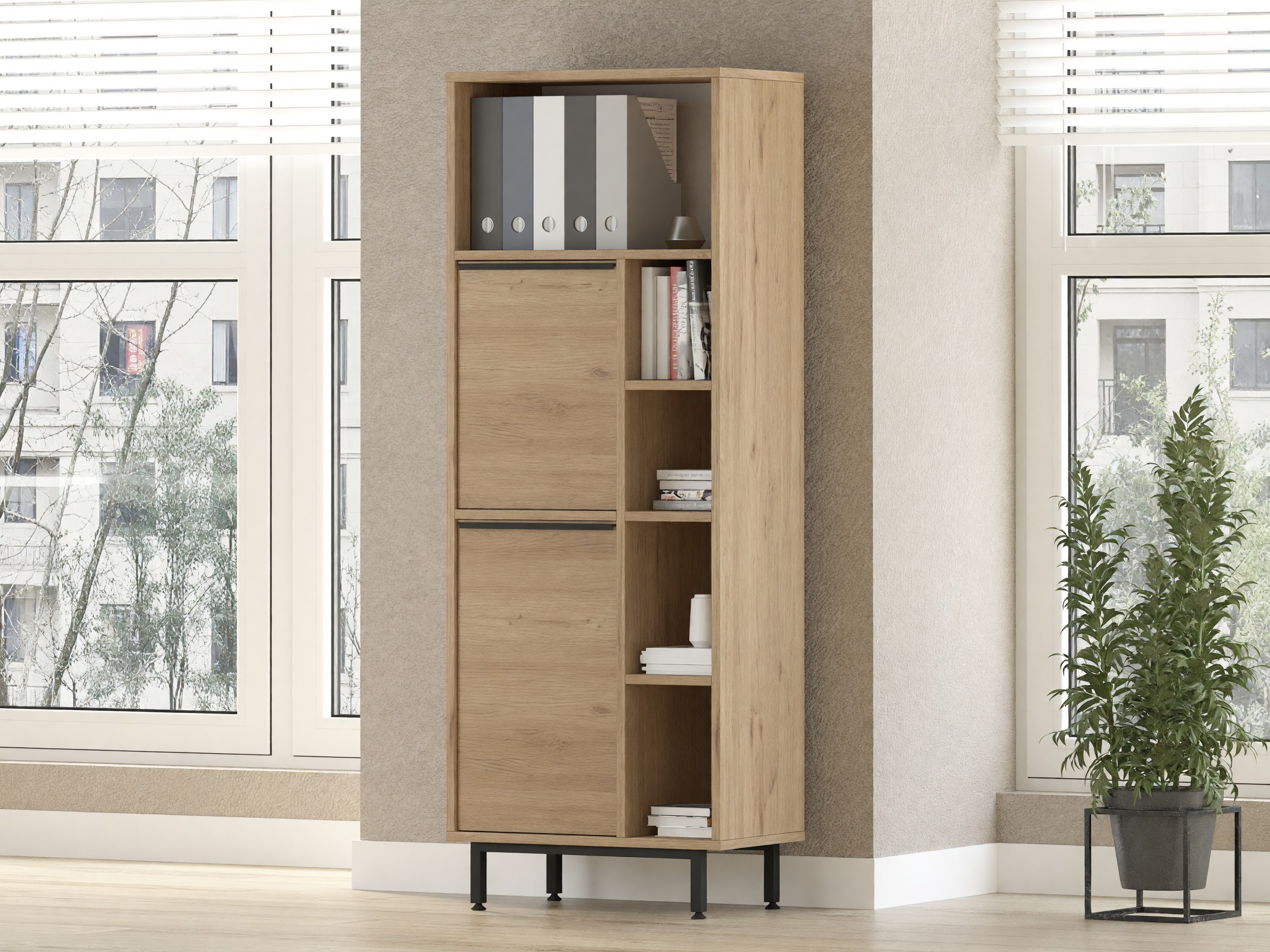 Βιβλιοθήκη Fertore 109 (Καρυδί)