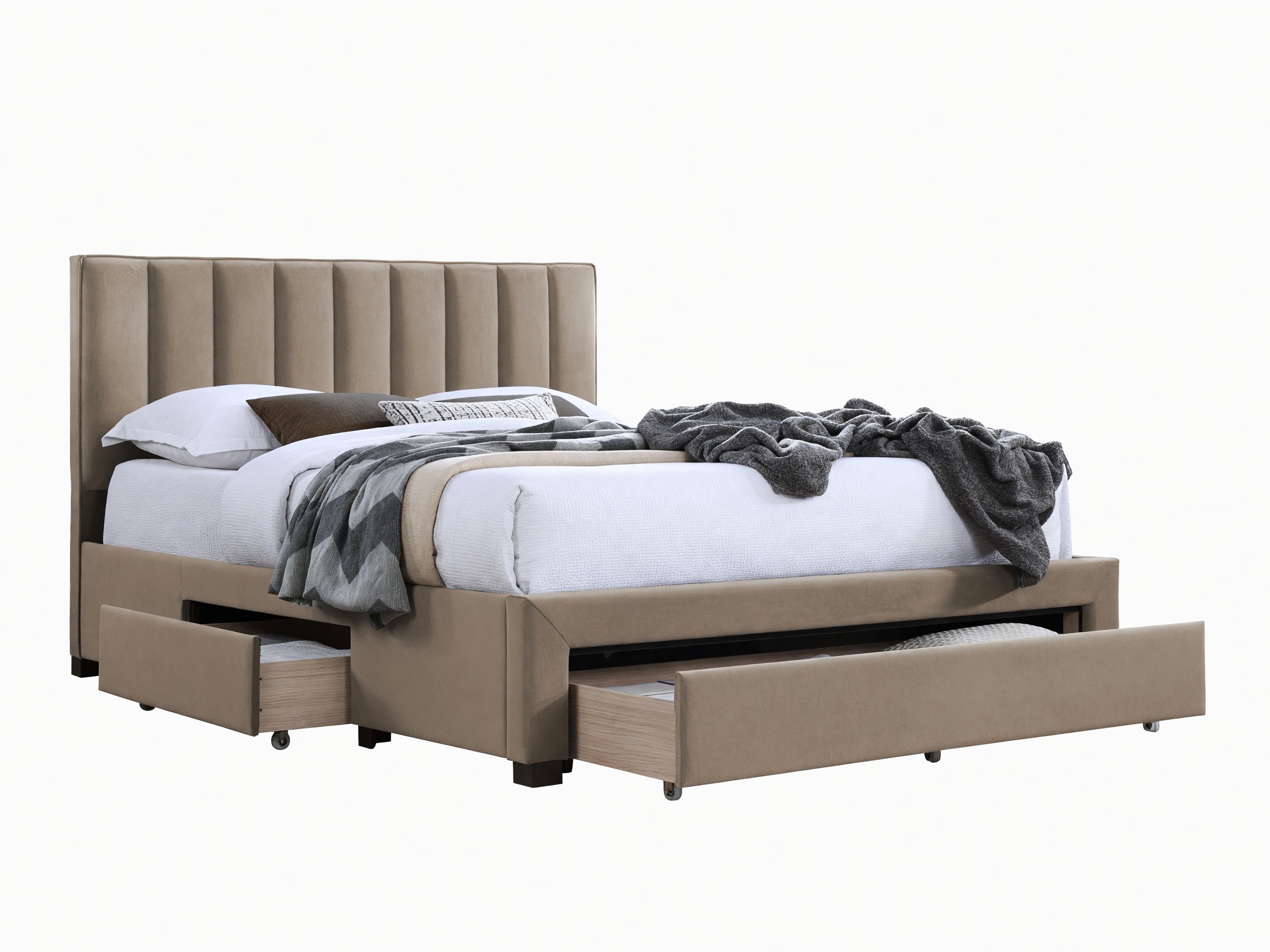 Κρεβάτι Houston Fides (Taupe)