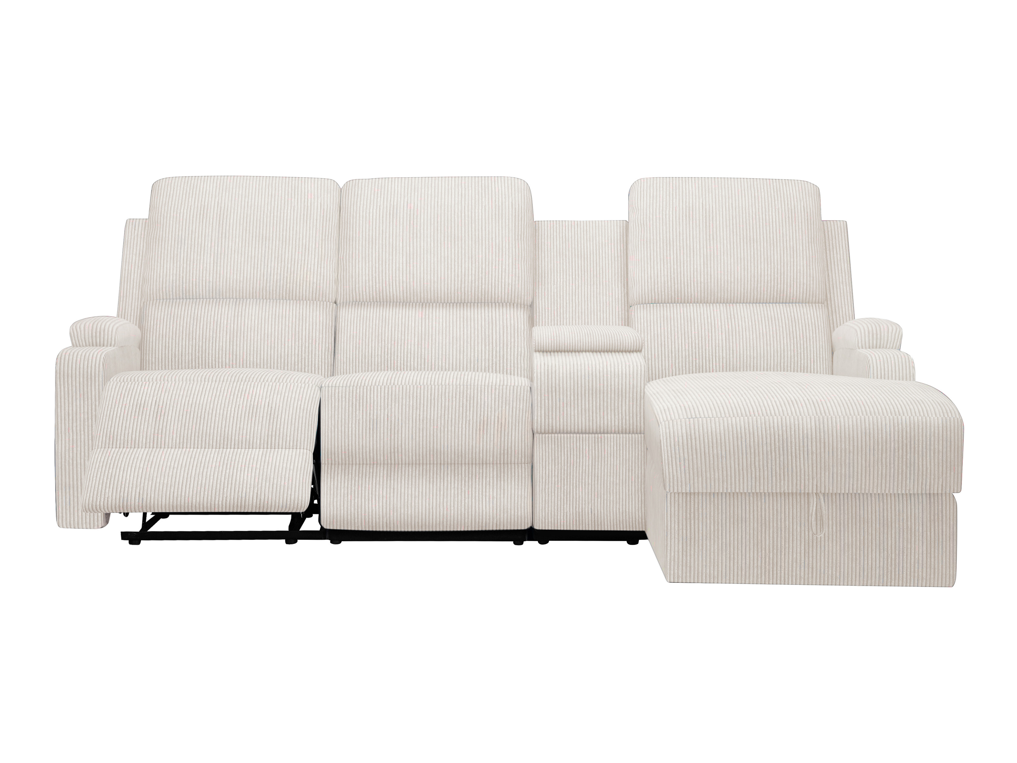 Corner sofa recliner Denton 1568 (Cream)