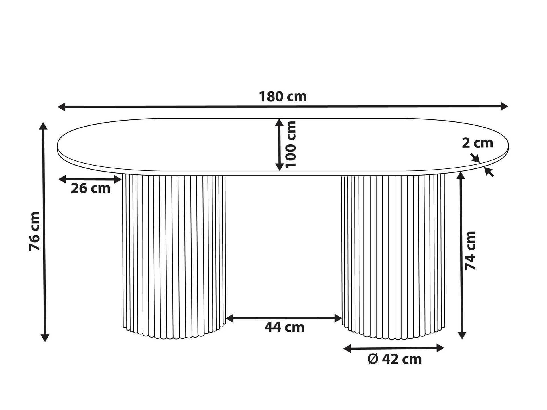 Table Berwyn 3356 (Light wood)