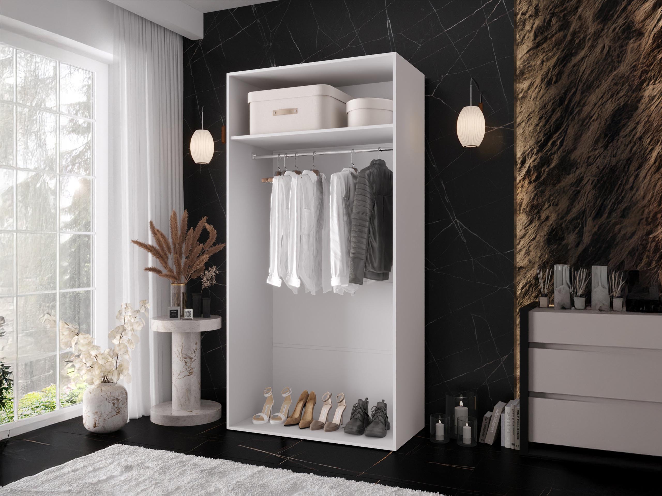 Wardrobe Hartford 633 (White)