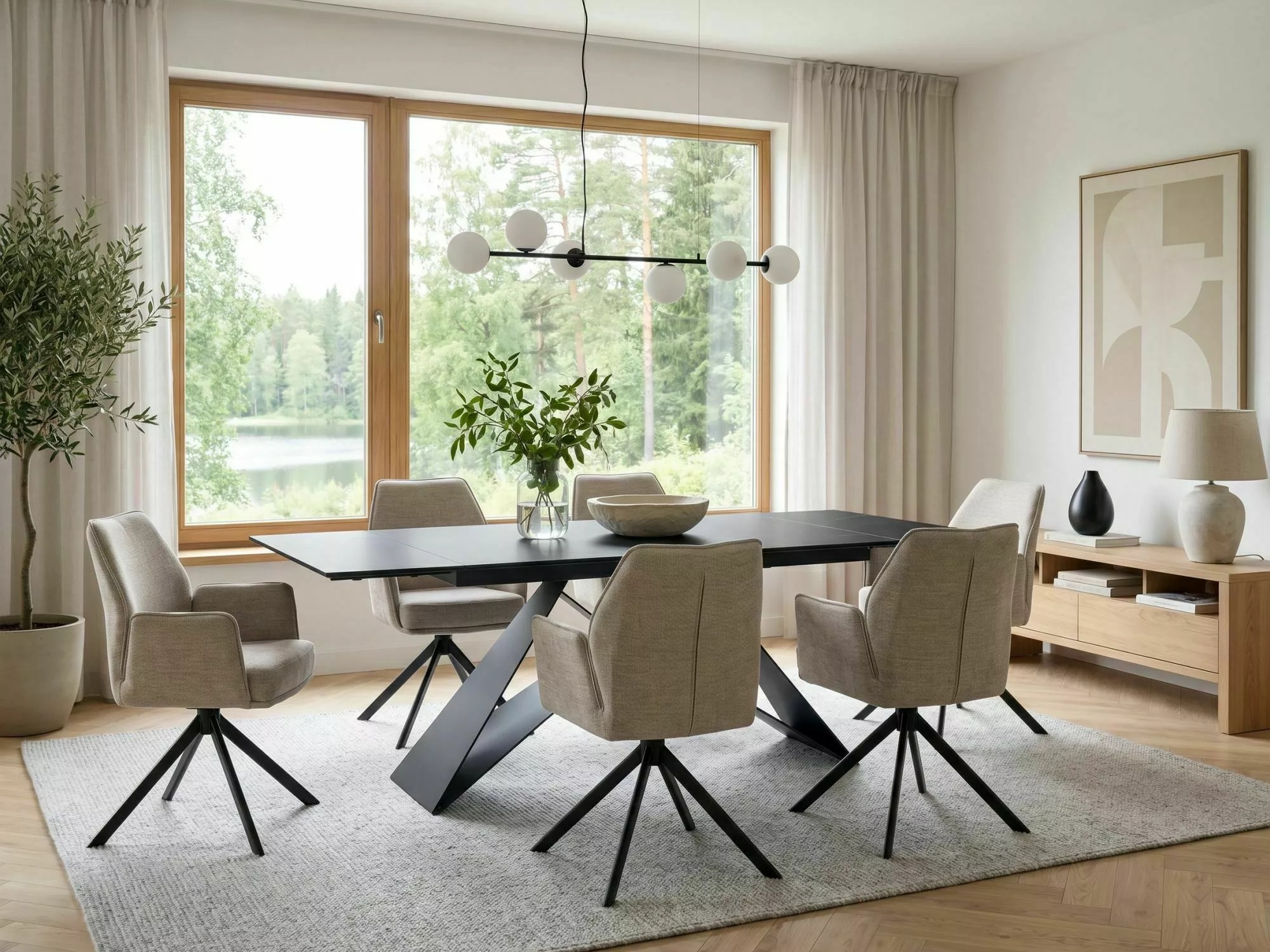 Table Detroit 978 (Black)