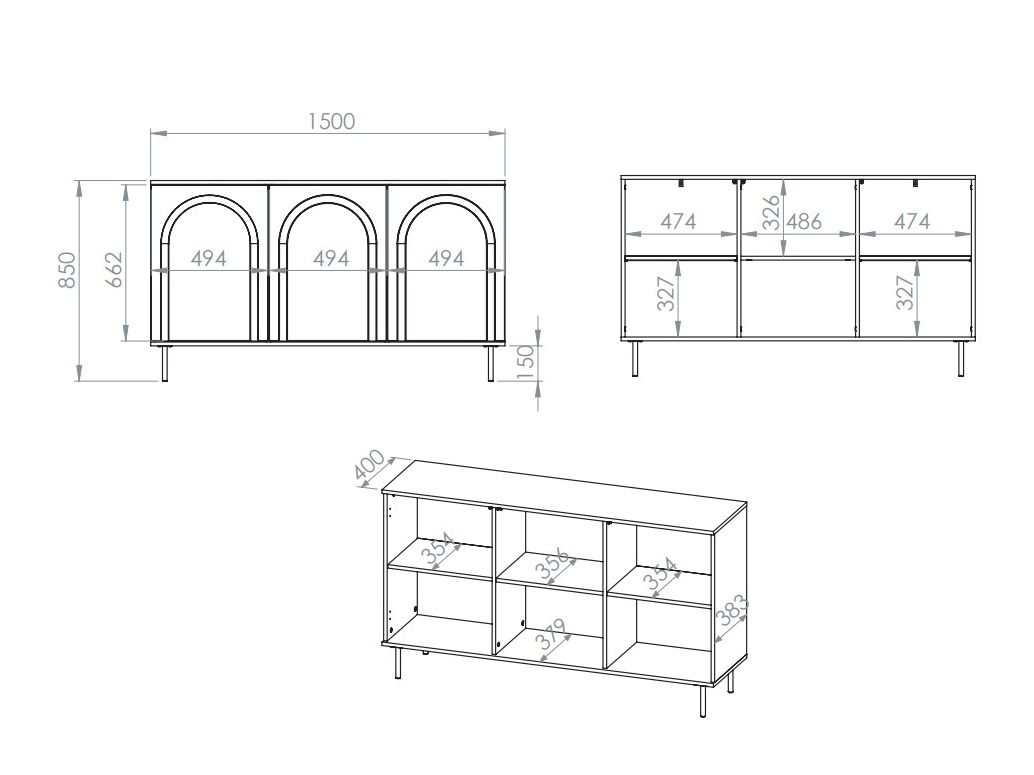 Sideboard Tesnova 100