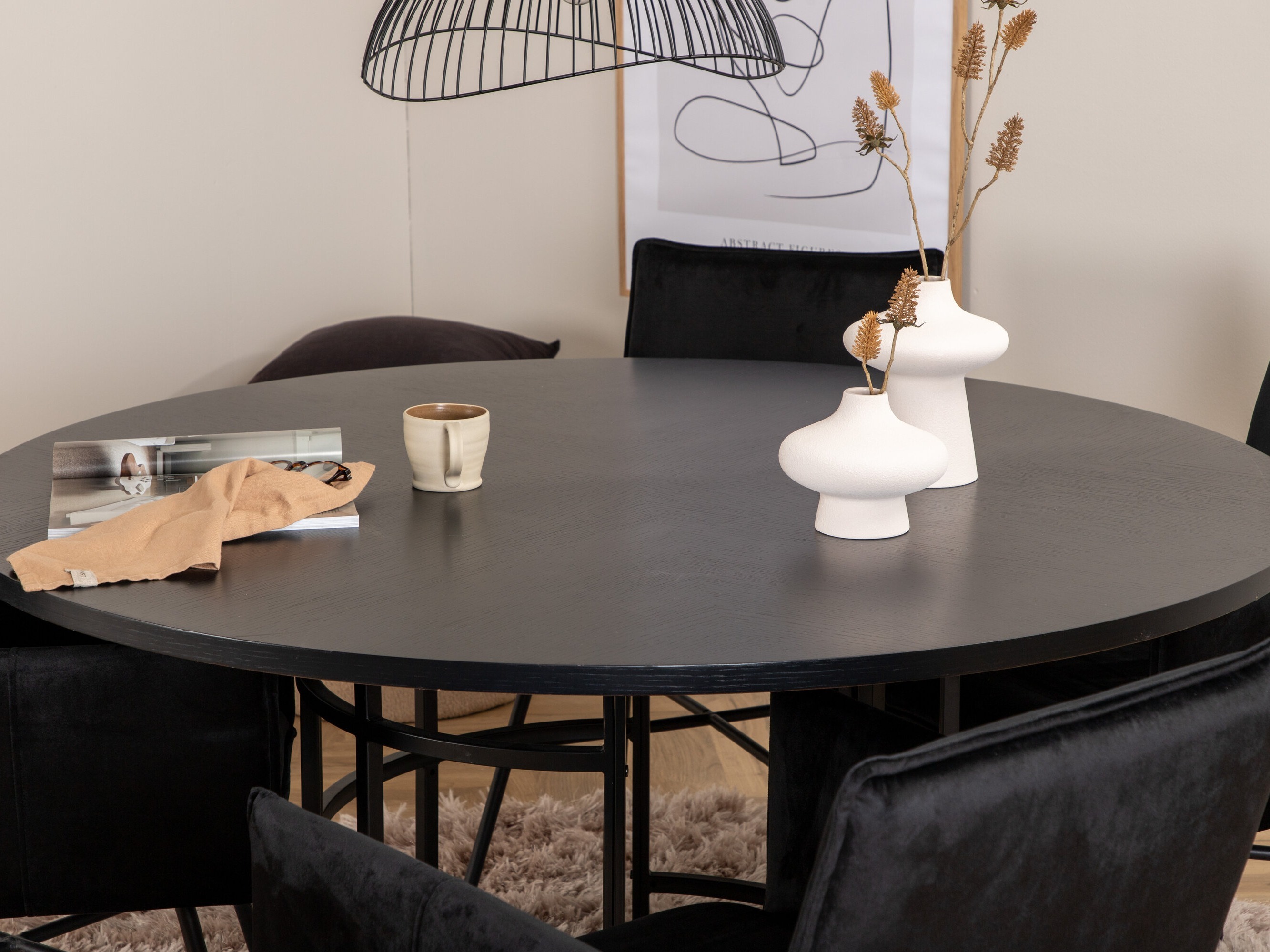 Dining set Dallas 2337 (Black)