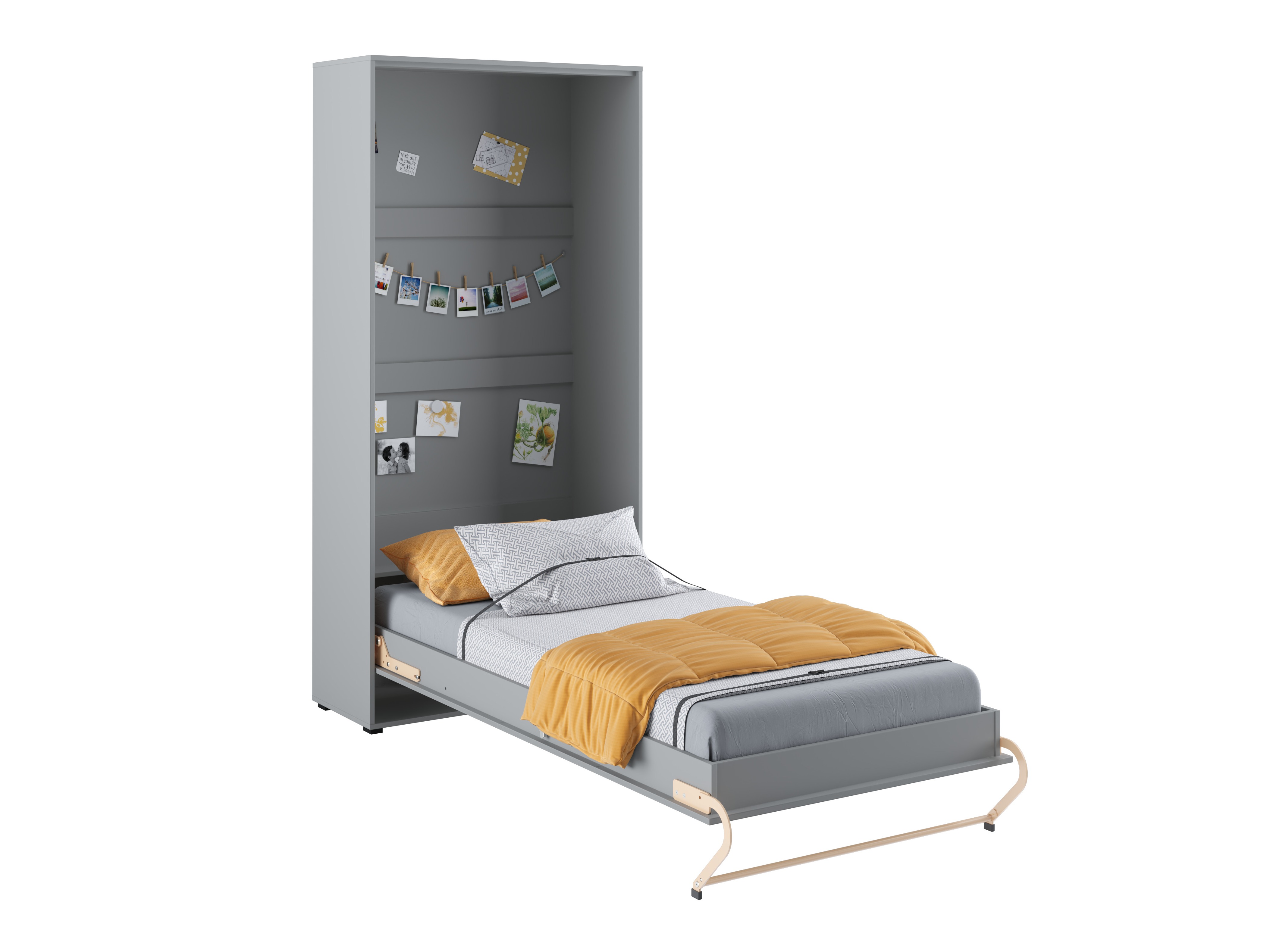 Wall bed Concept Pro Lenart III (Grey)