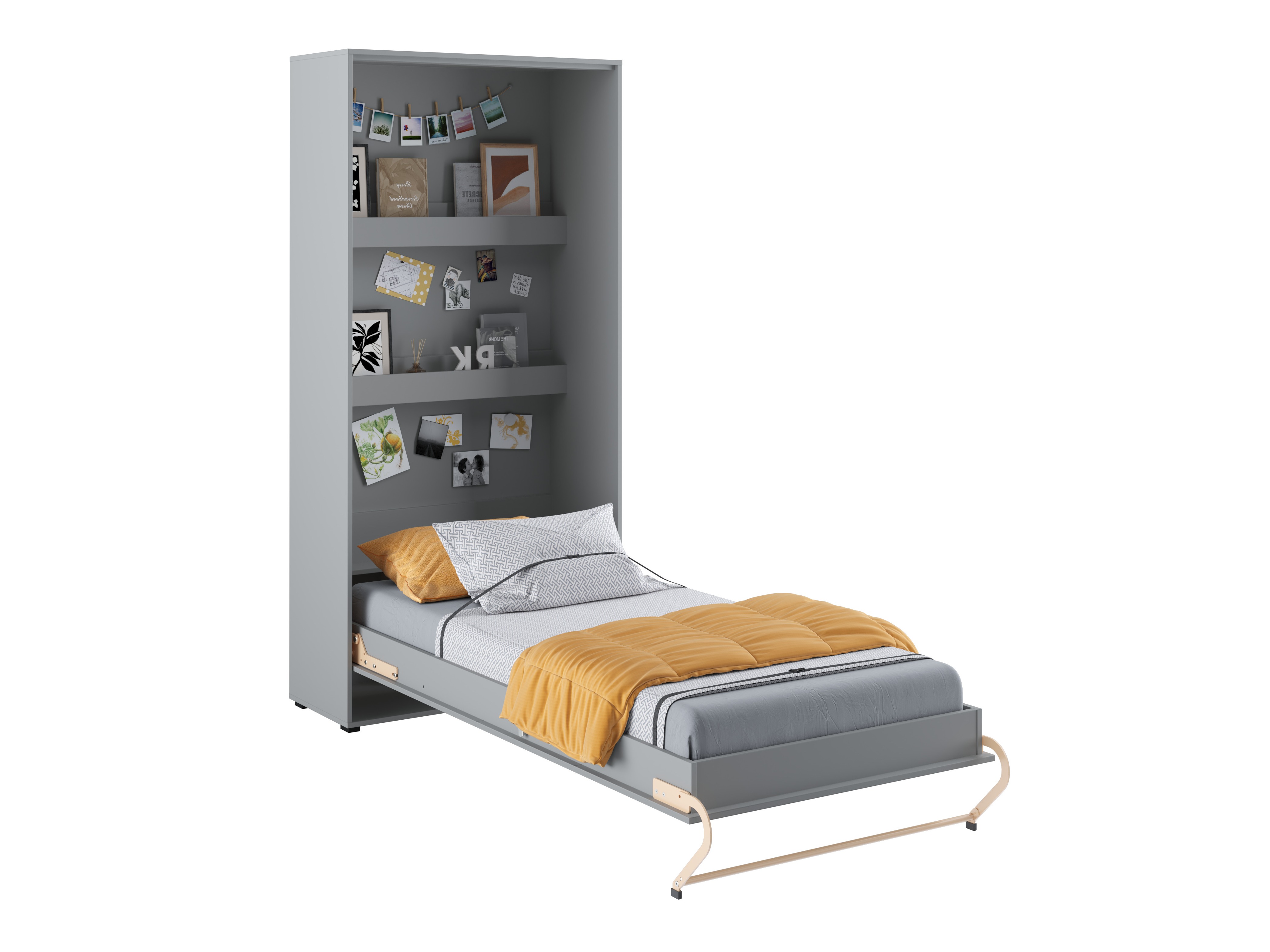 Wall bed Concept Pro Lenart III (Grey)