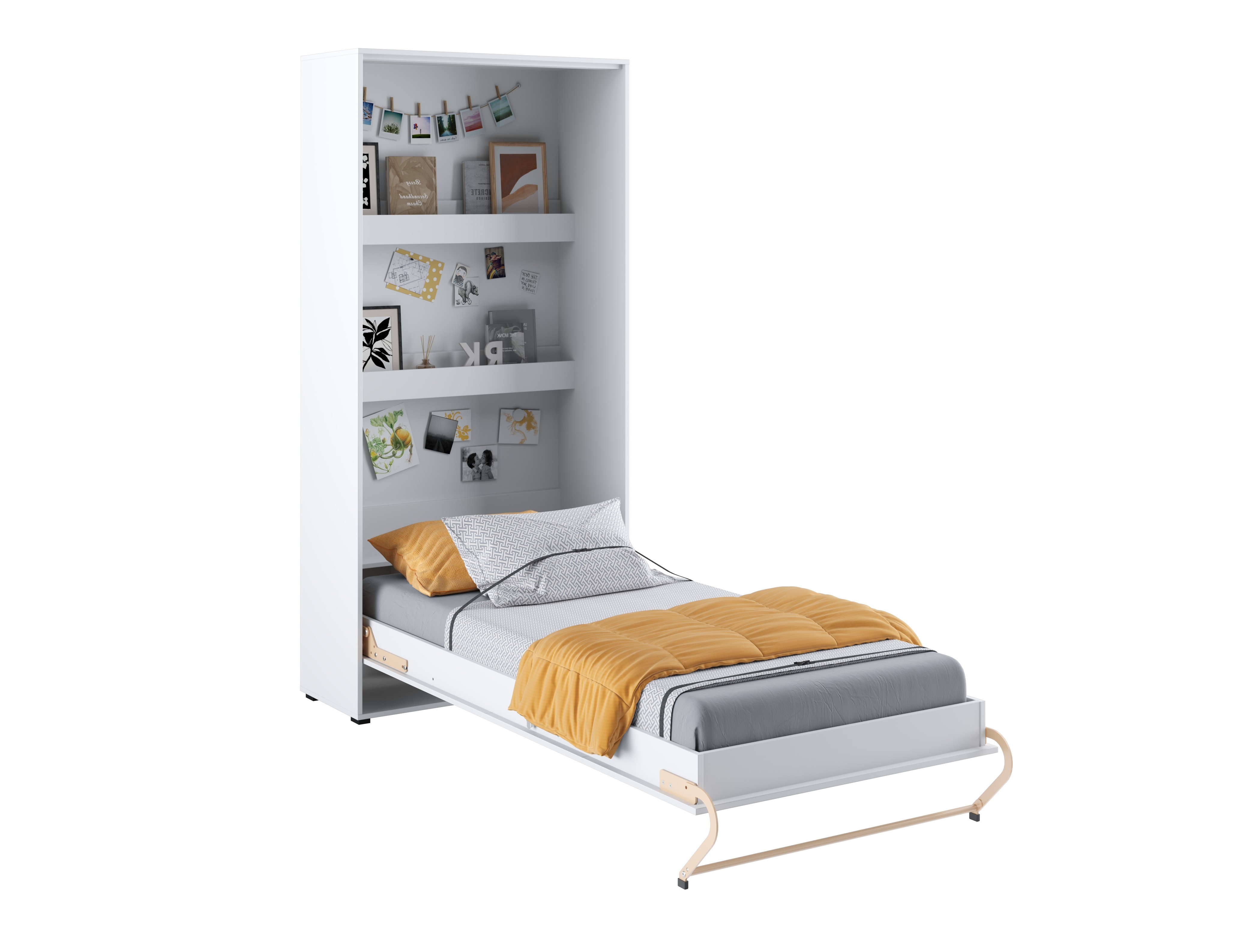 Wall bed Concept Pro Lenart III (White)