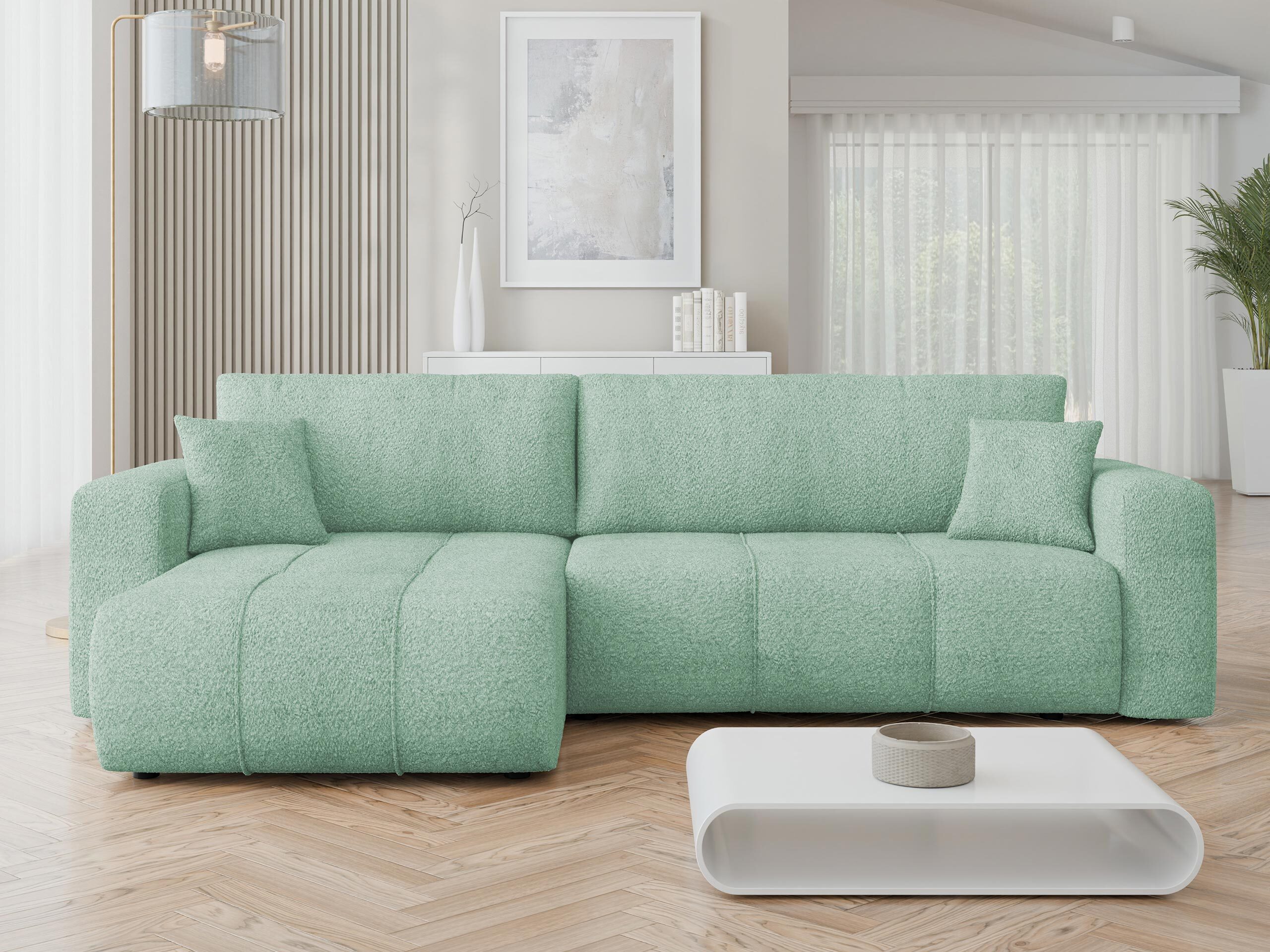 Γωνιακός Καναπές Comfivo Laurus I (Coral 55)
