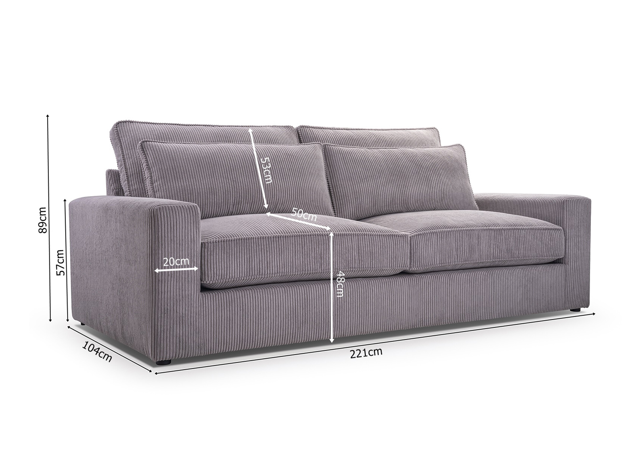 Καναπές Lufkin 142 (Lincoln 83)