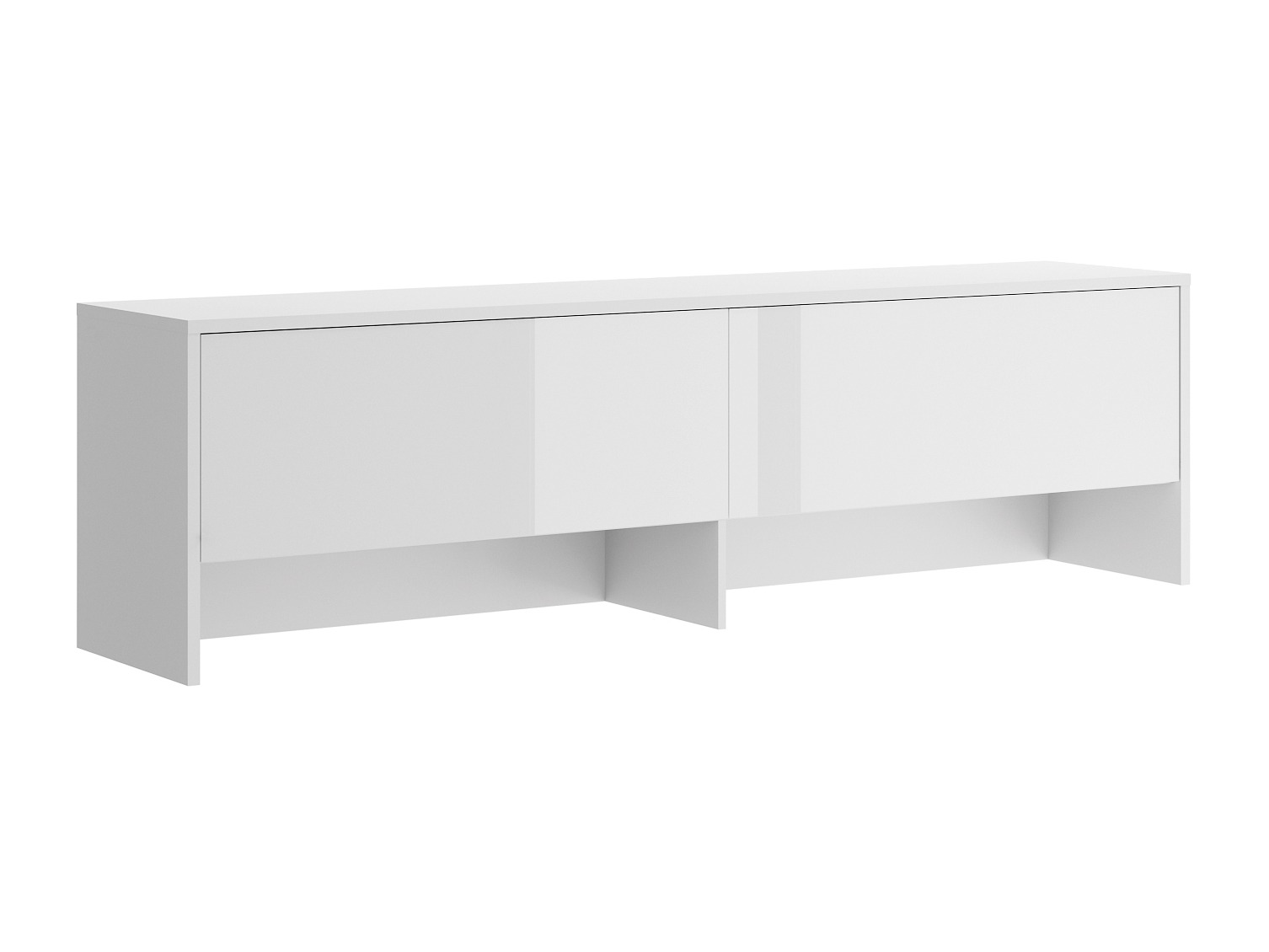 Μπουφέ Concept Lenart III (Άσπρο + Γυαλιστερό λευκό)