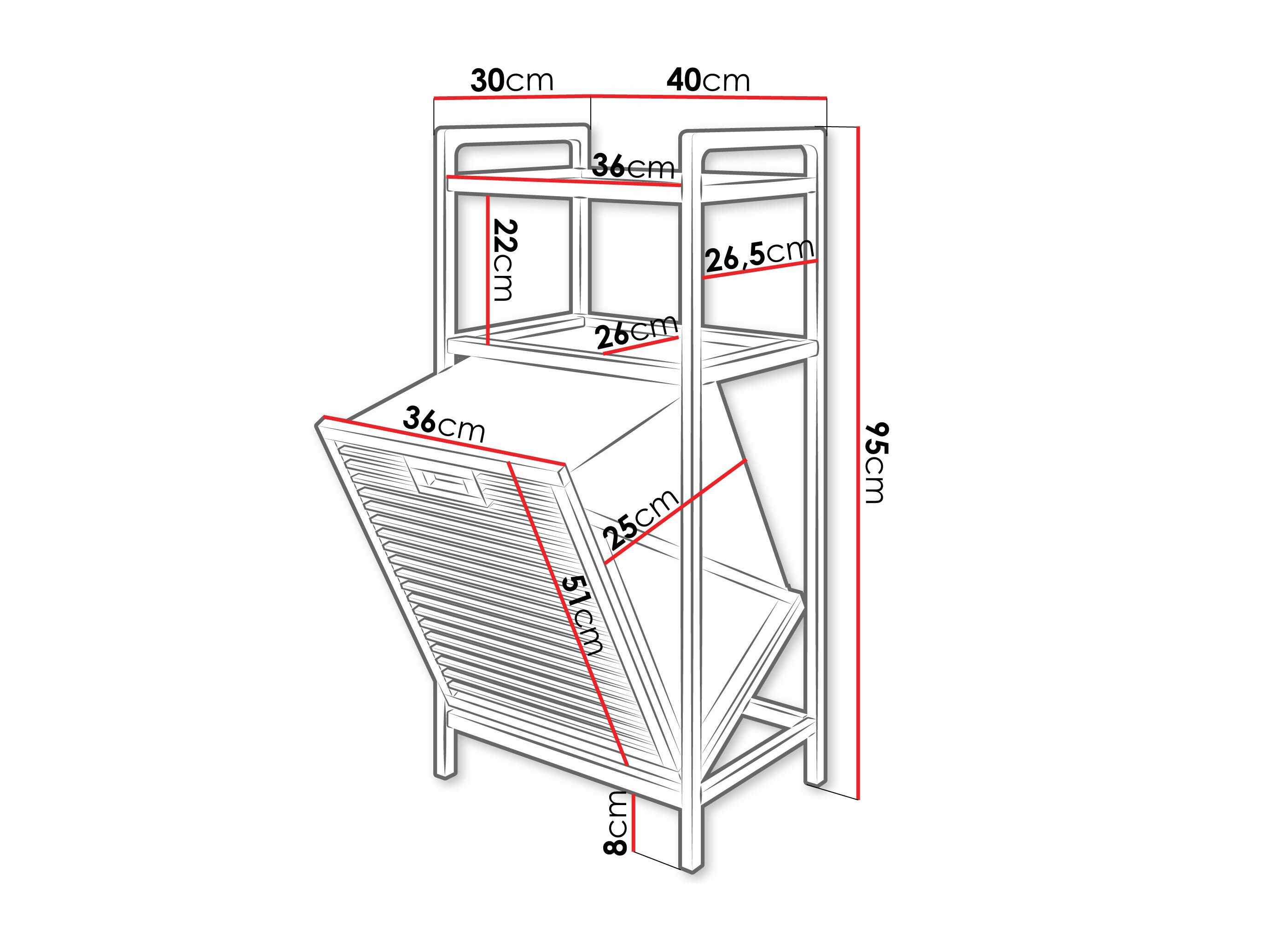 Ράφι μπάνιου Structes