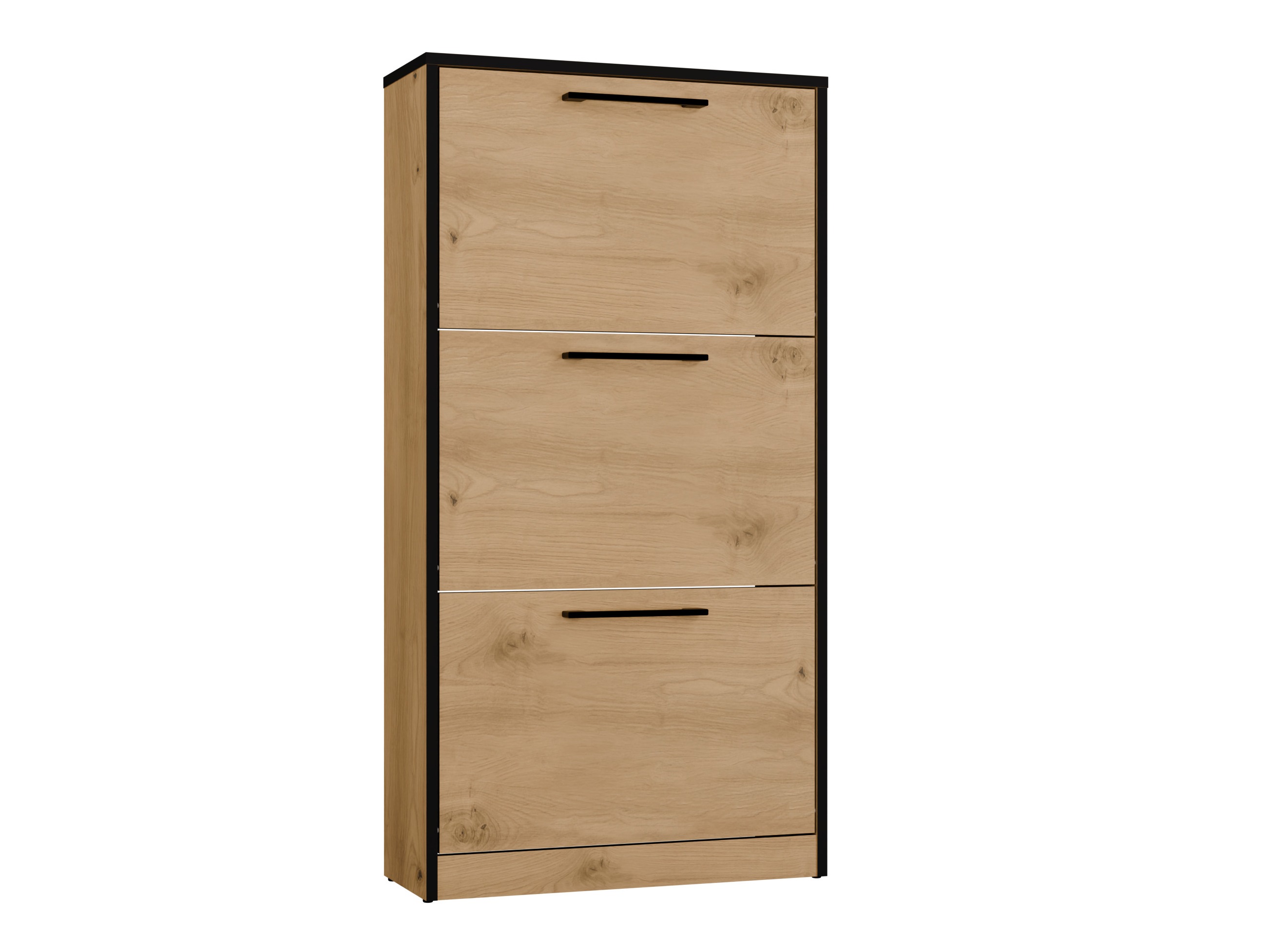 Παπουτσοθήκη Mandeville 224 (Artisan βελανιδιά + Μαύρο)