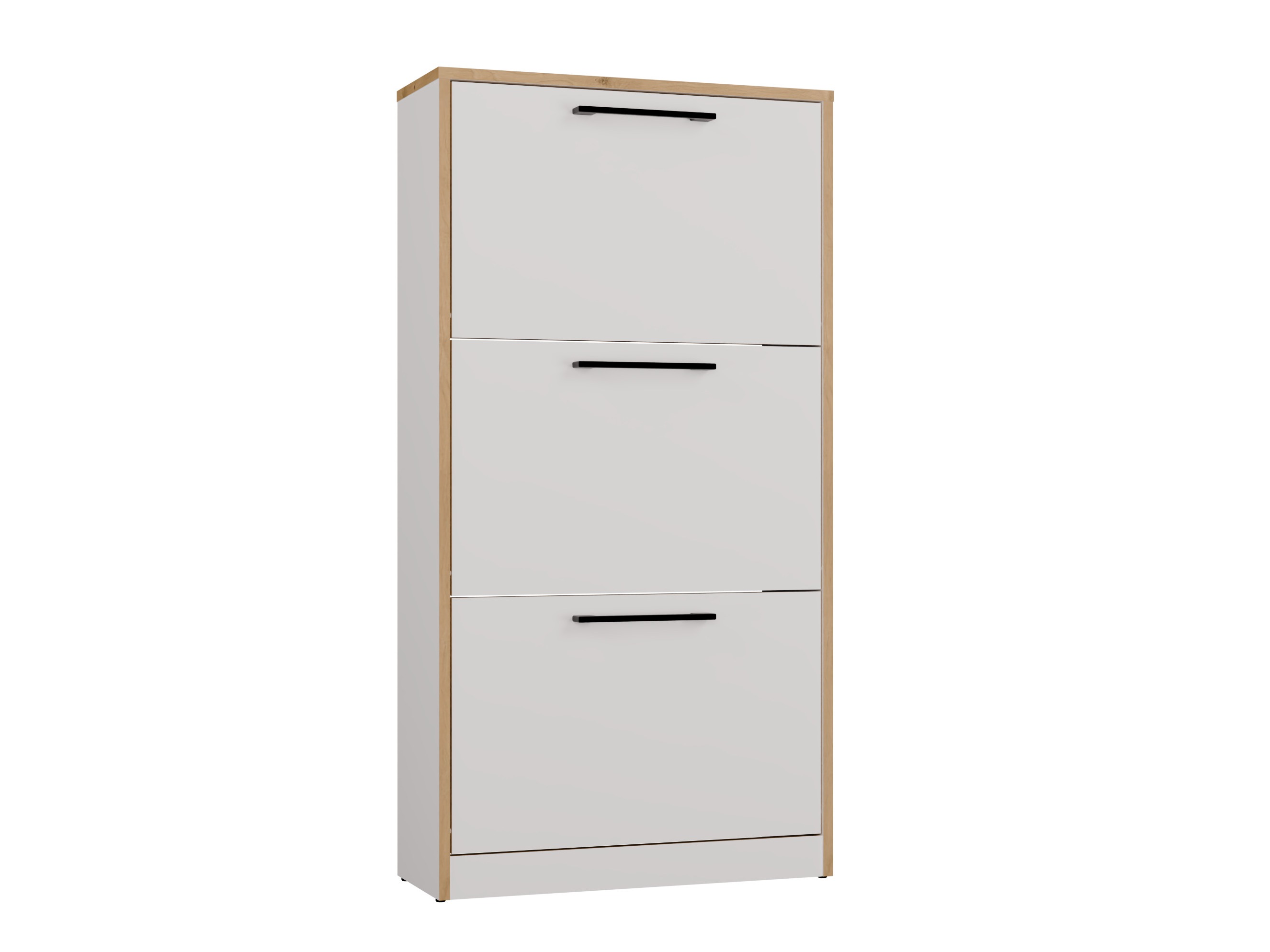 Παπουτσοθήκη Mandeville 224 (Άσπρο + Artisan βελανιδιά)