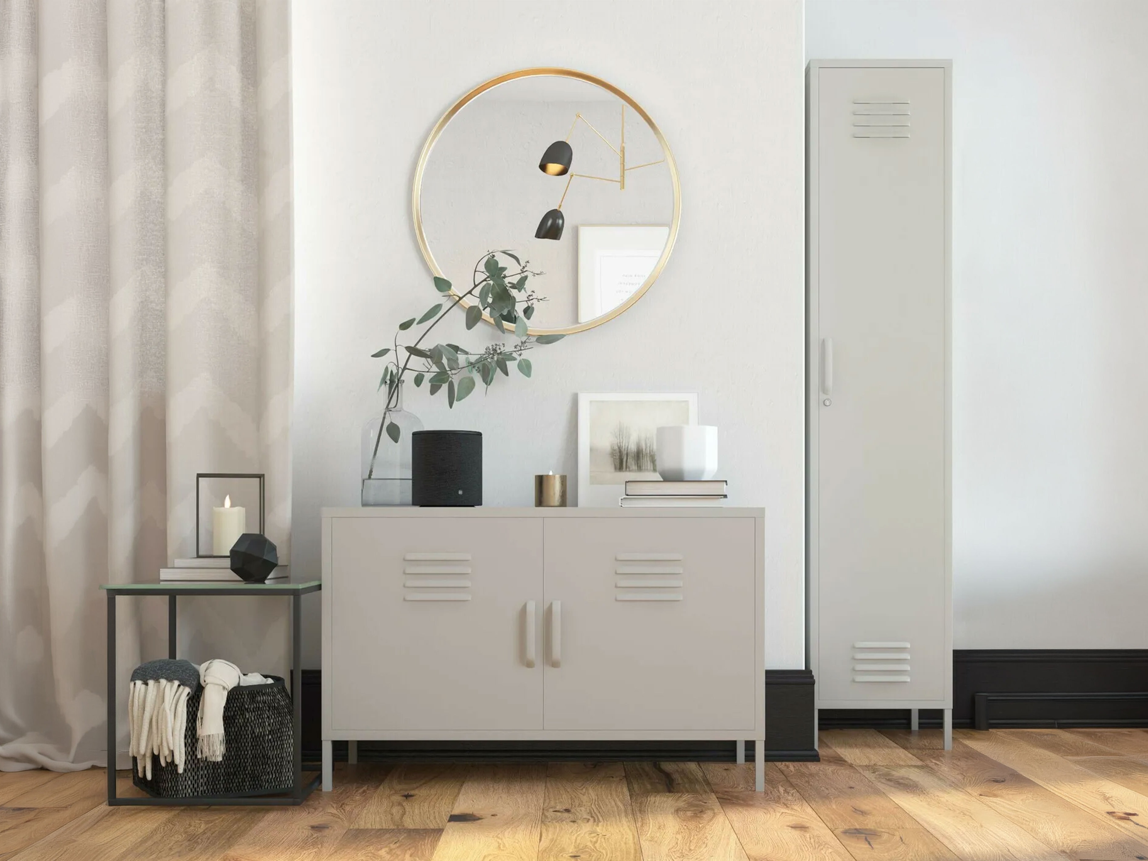 Βιβλιοθήκη Merfeli 100 (Taupe)