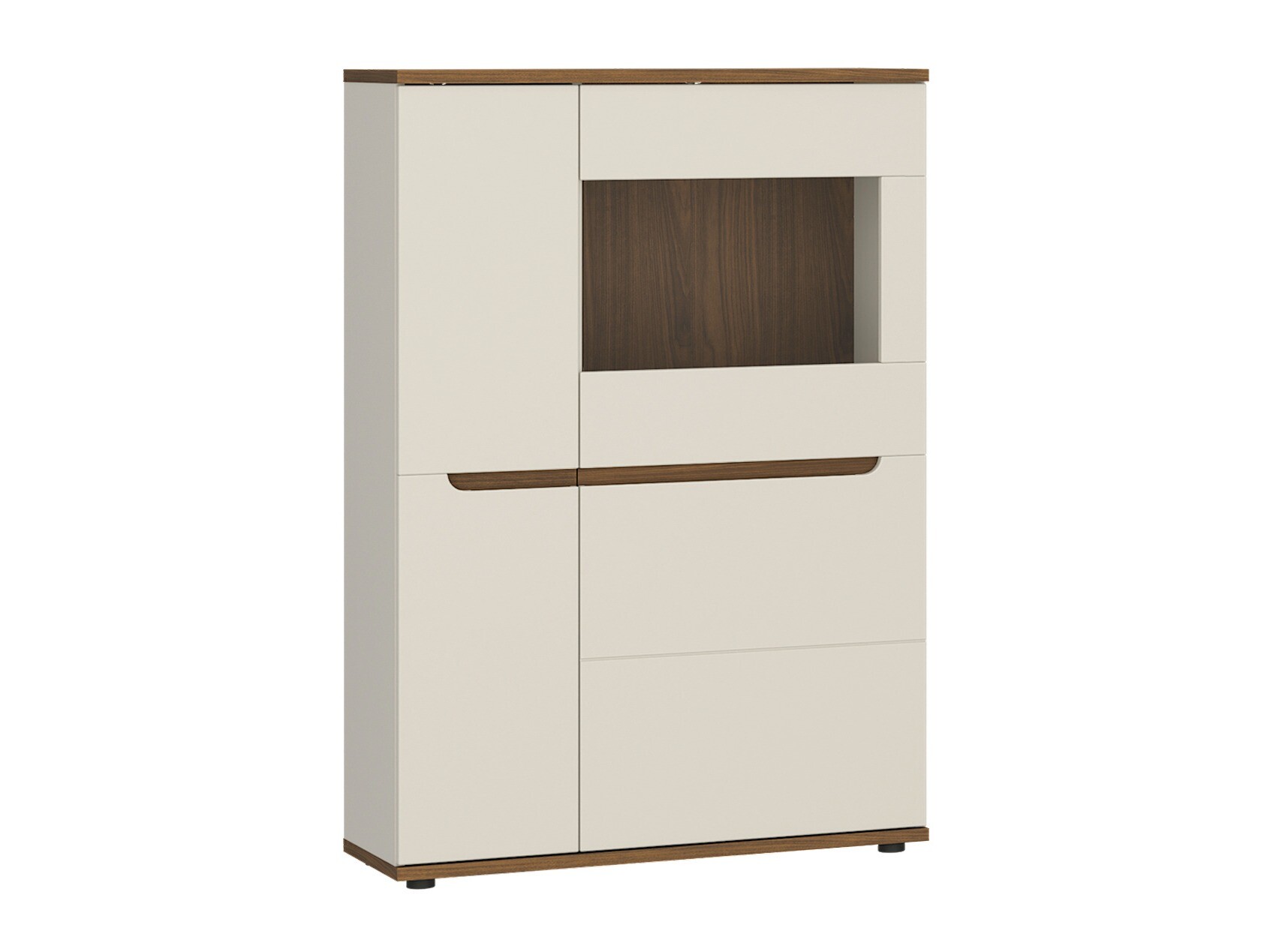 Μπουφέ Deldori 102 (Καρυδί + Κασμίρι)