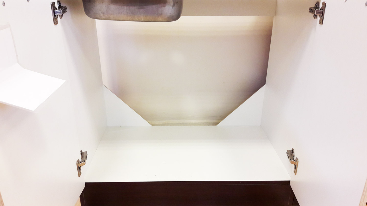 Πολυμορφικό ντουλάπι νεροχύτη με πόρτες Eli Dark 107